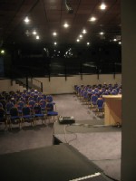 Le salle de conférence de presse