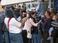 Equipe de journalistes Coreen